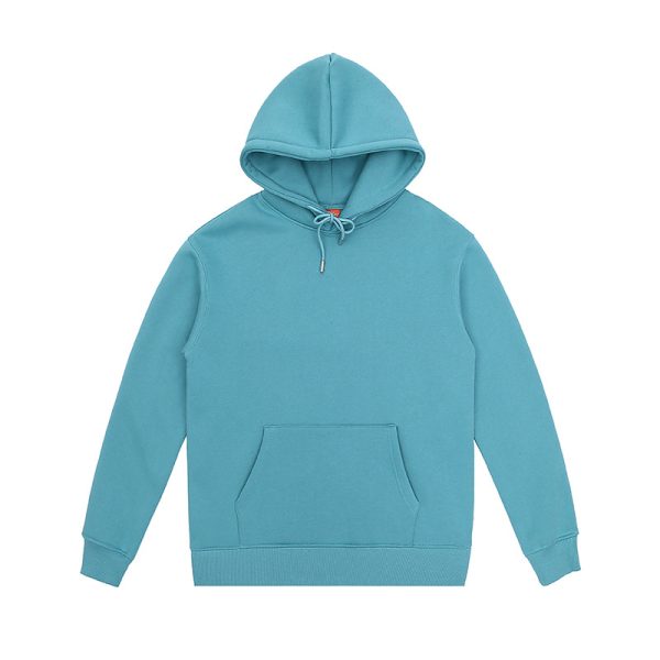 360g Plush loose fit solid round neck sweater - Image 7