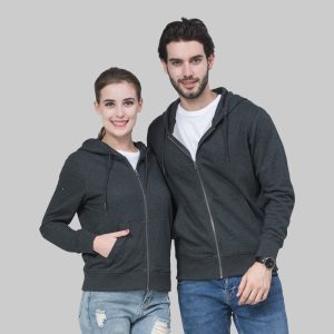 Ruler Unisex Fleece Zip Up Hoodie 300G